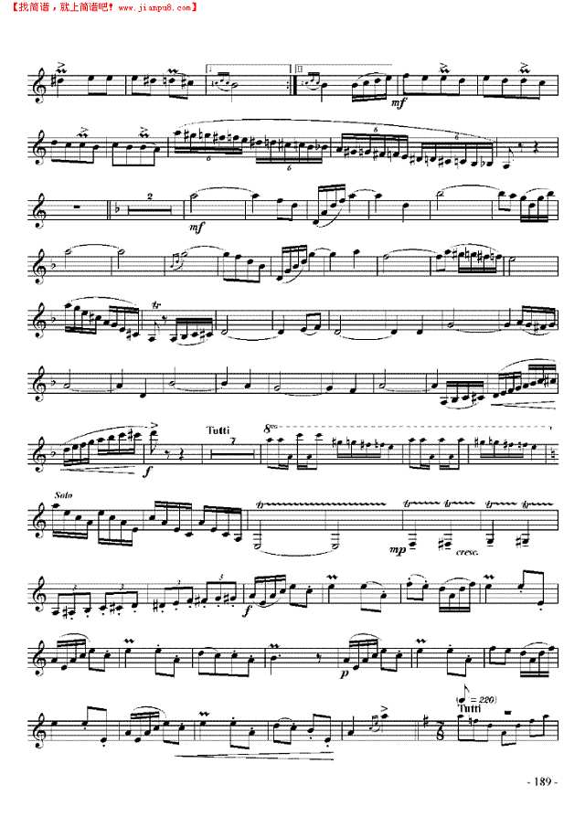 十级中国乐曲协奏曲《帕米尔之音》 管乐类 单簧管其他曲谱