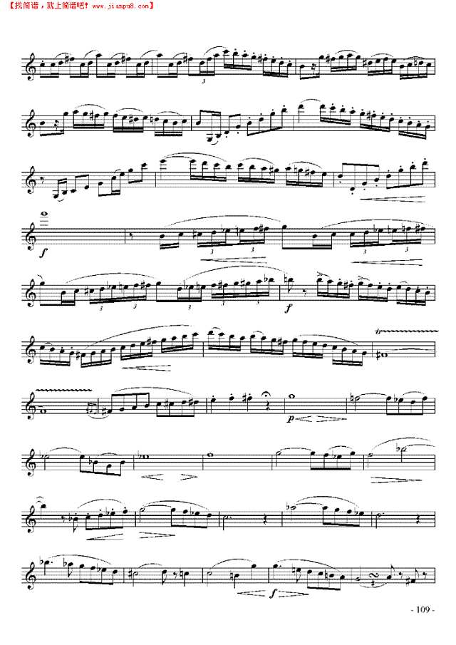 八级外国乐曲《协奏曲》 管乐类 单簧管其他曲谱