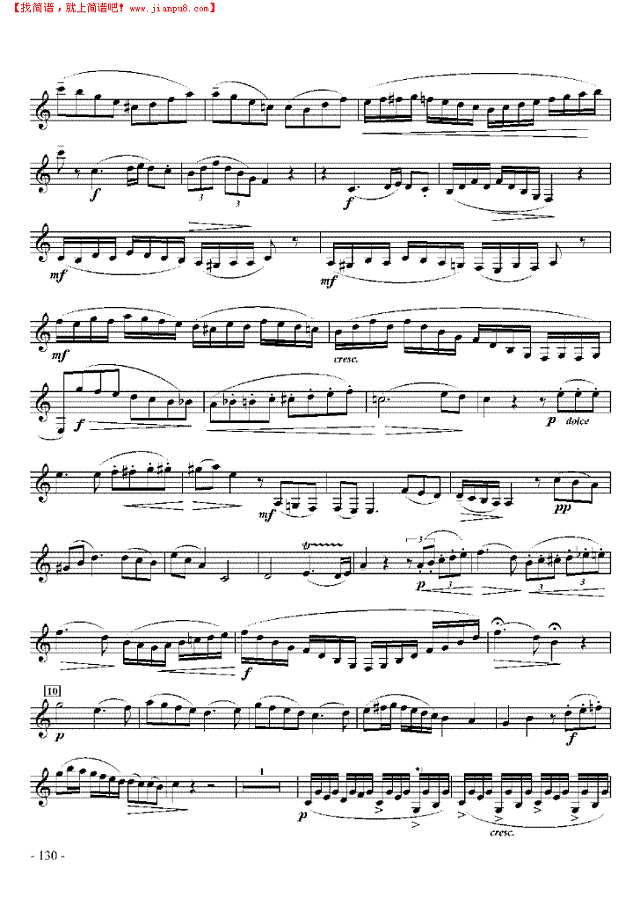 九级外国乐曲《A大调协奏曲》 管乐类 单簧管其他曲谱