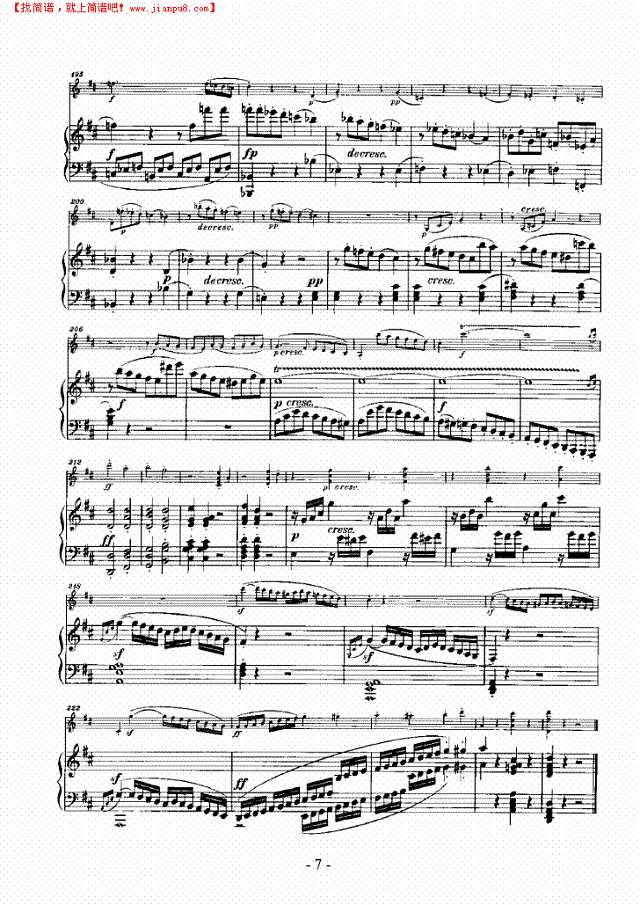 奏鸣曲D大调 歌曲类 钢琴伴奏谱钢琴谱