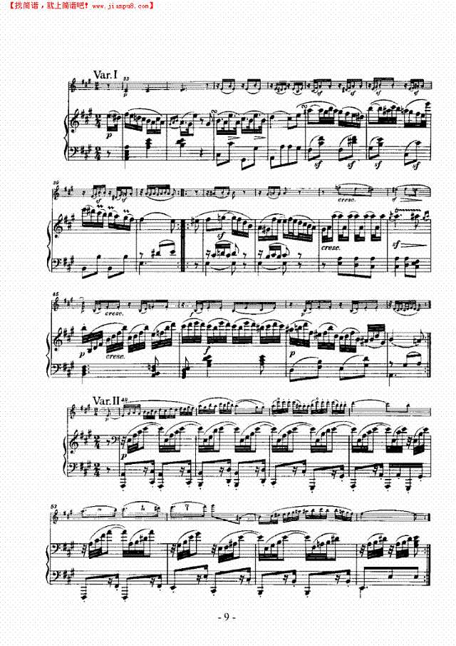 奏鸣曲D大调 歌曲类 钢琴伴奏谱钢琴谱