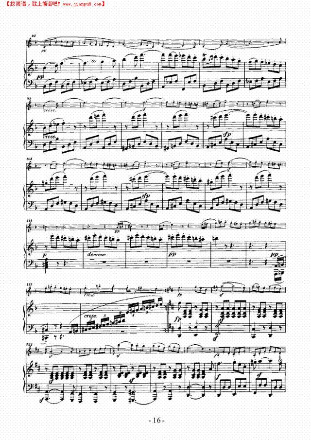 奏鸣曲D大调 歌曲类 钢琴伴奏谱钢琴谱