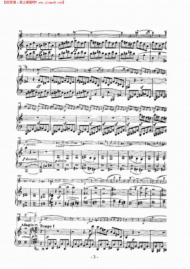 奏鸣曲A大调 歌曲类 钢琴伴奏谱钢琴谱