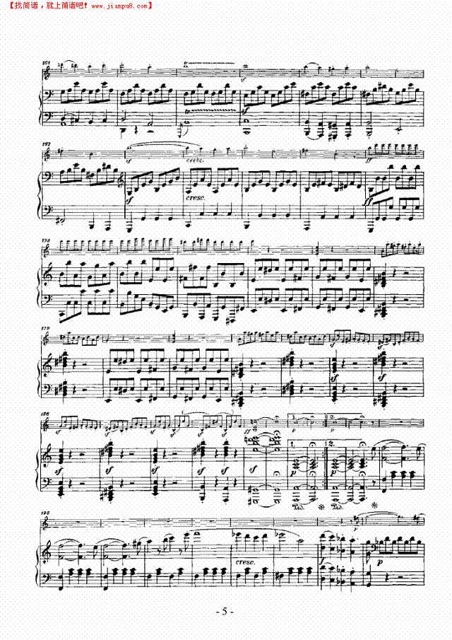 奏鸣曲A大调 歌曲类 钢琴伴奏谱钢琴谱