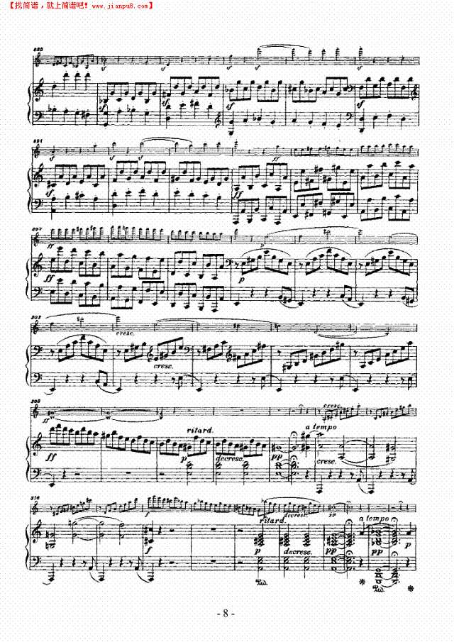 奏鸣曲A大调 歌曲类 钢琴伴奏谱钢琴谱