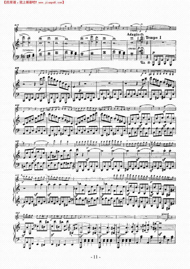 奏鸣曲A大调 歌曲类 钢琴伴奏谱钢琴谱