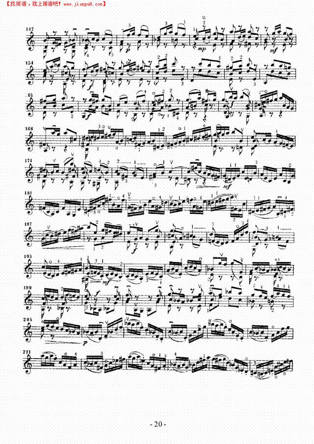 六首无伴奏奏鸣曲及组曲—独奏 弦乐类 小提琴其他曲谱