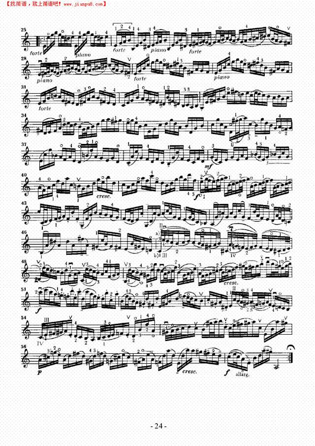 六首无伴奏奏鸣曲及组曲—独奏 弦乐类 小提琴其他曲谱