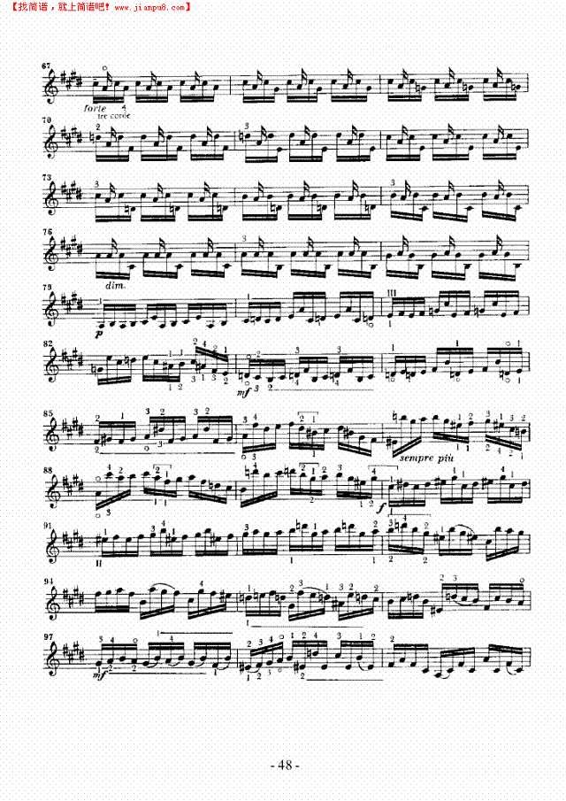 六首无伴奏奏鸣曲及组曲—独奏 弦乐类 小提琴其他曲谱