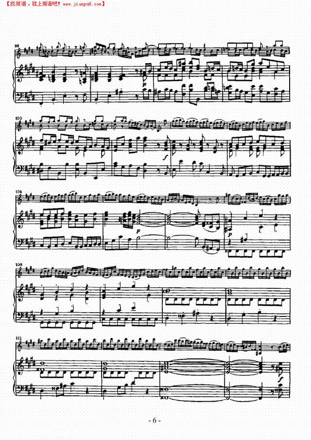 E大调小提琴协奏曲 弦乐类 小提琴其他曲谱