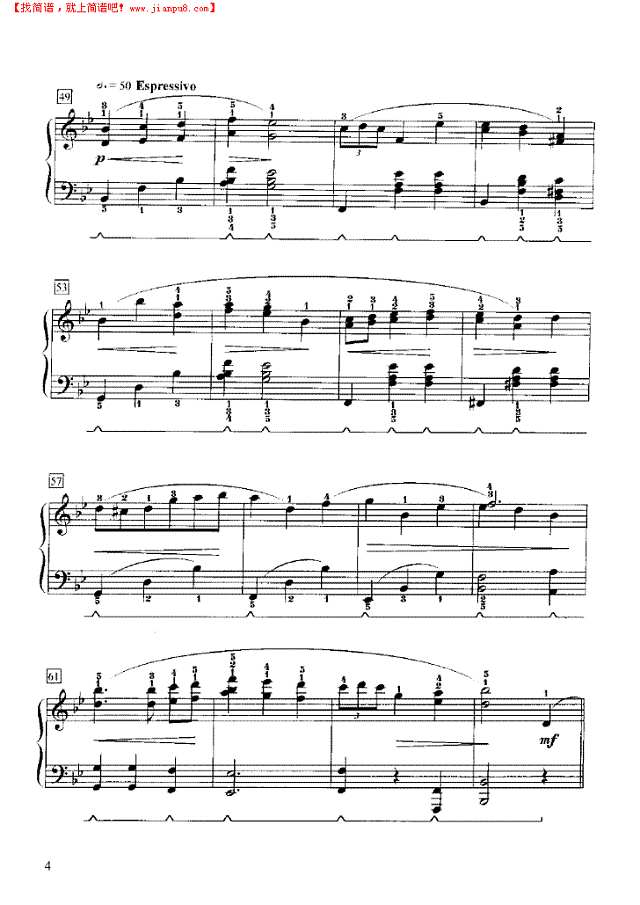 斗牛士叙事曲钢琴谱