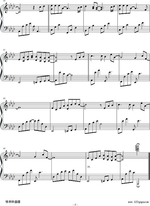 Annies Wonderland-班得瑞钢琴谱