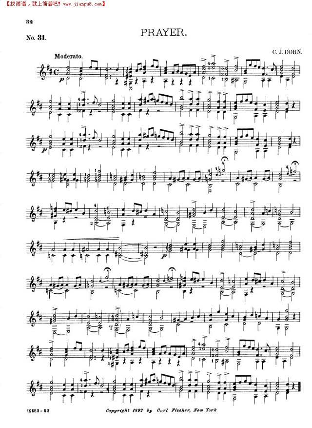 Prayer钢琴谱
