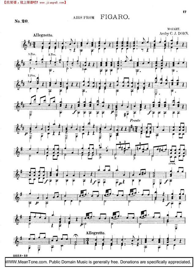 Figaro钢琴谱