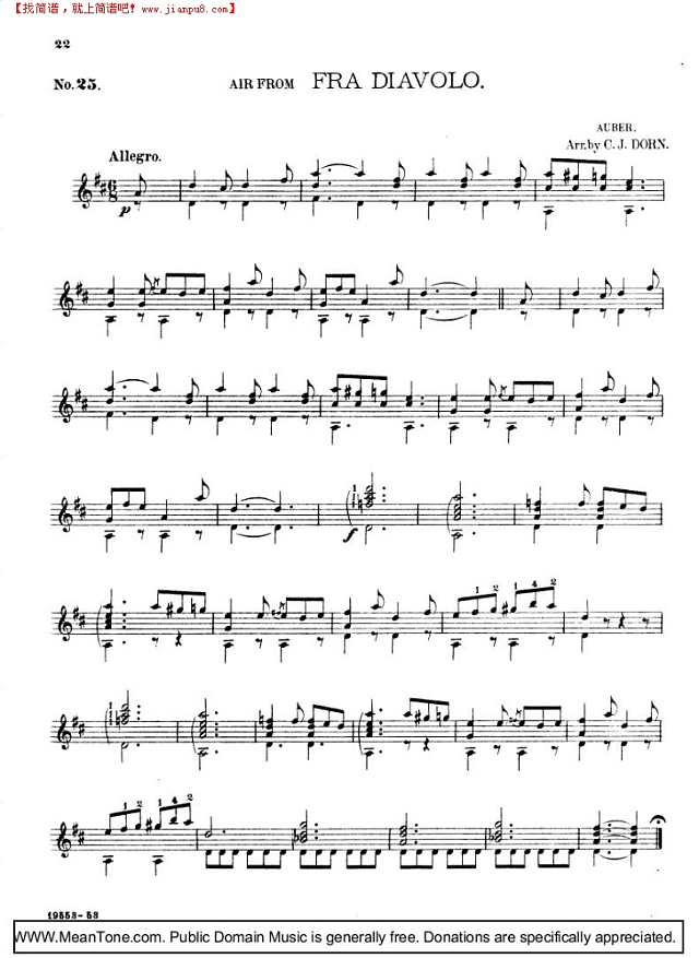 Fra Dlkavolo钢琴谱