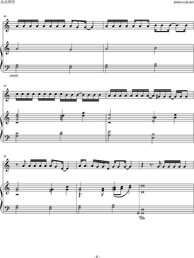 friend forever钢琴谱