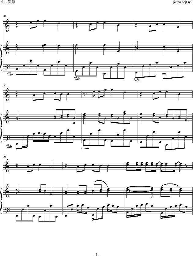 friend forever钢琴谱