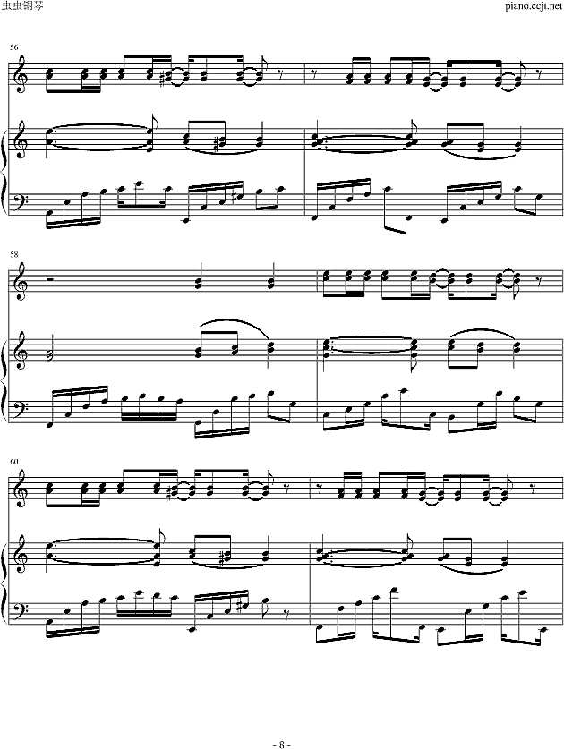 friend forever钢琴谱