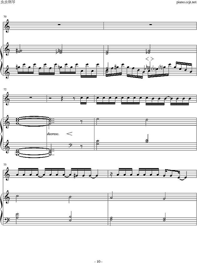 friend forever钢琴谱