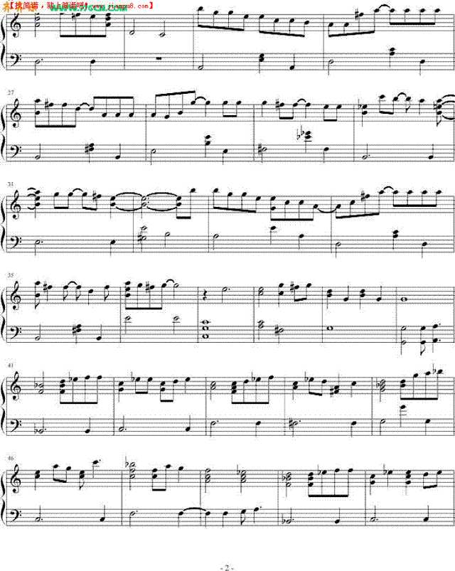 水果篮子 _ for fruit basket钢琴谱