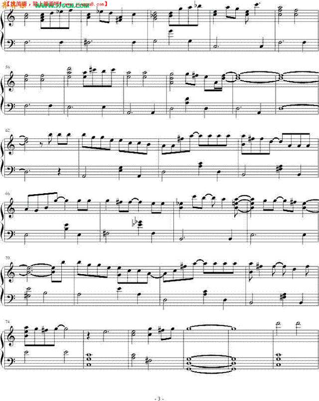 水果篮子 _ for fruit basket钢琴谱