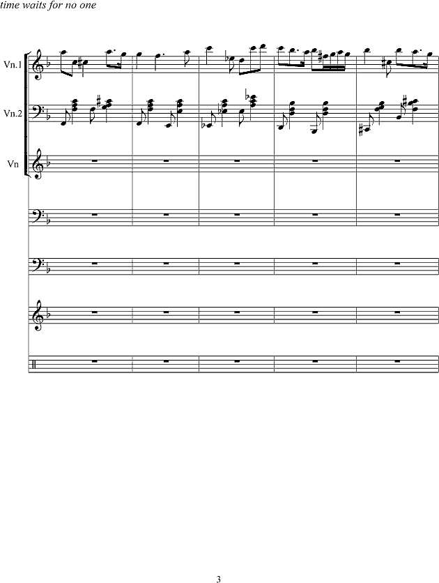 旋转的时间钢琴谱