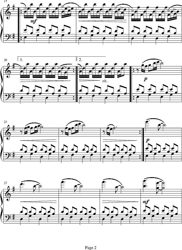 Comptine D`un Autre Ete-L`Apres Midi钢琴谱