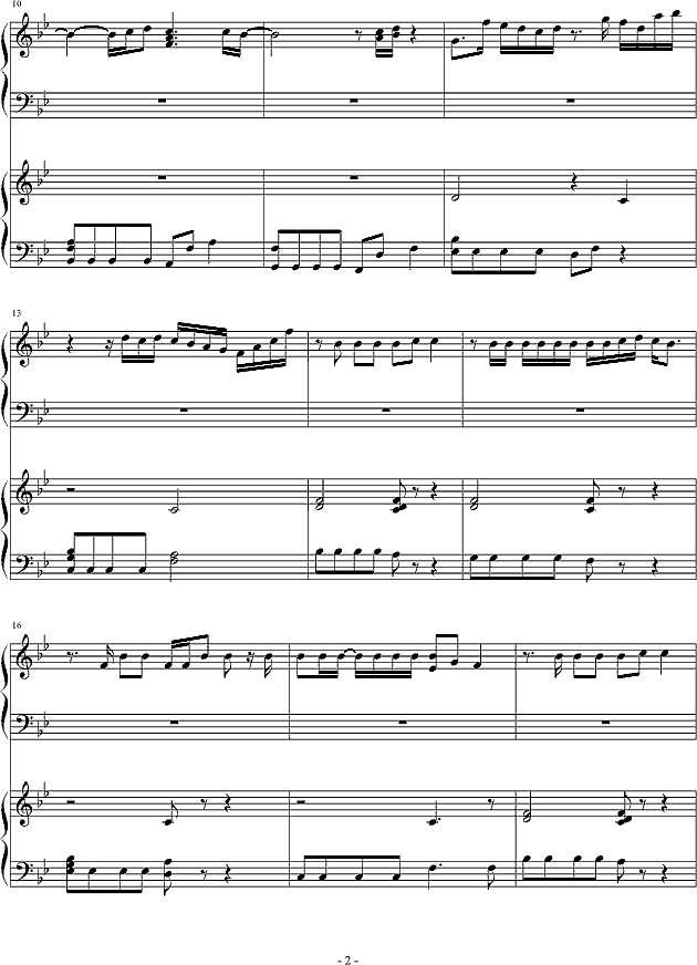 チェリッシュ_Cherish_(piano)钢琴谱