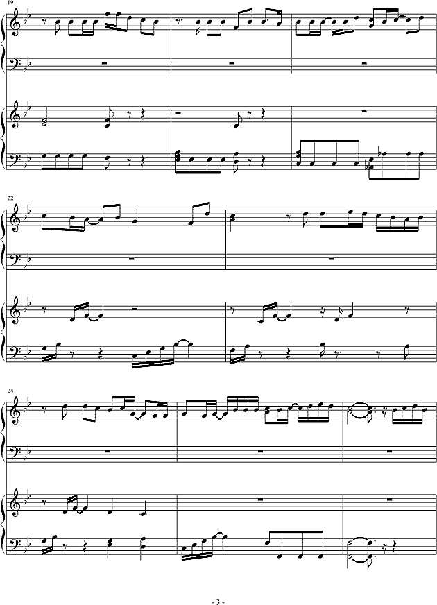 チェリッシュ_Cherish_(piano)钢琴谱