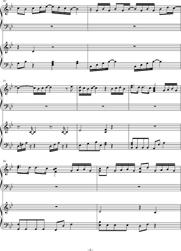 チェリッシュ_Cherish_(piano)钢琴谱