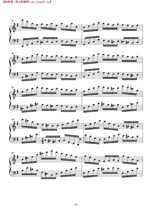 克拉莫练习曲钢琴谱