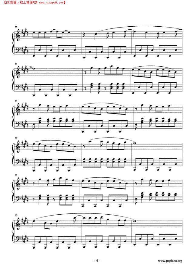 樱桃小丸子钢琴谱