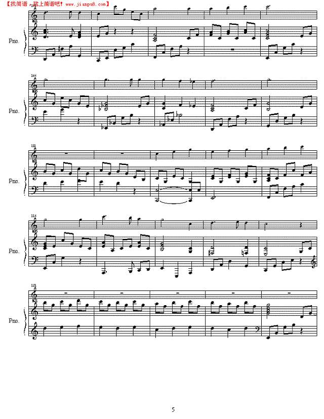 yoru no uta钢琴谱