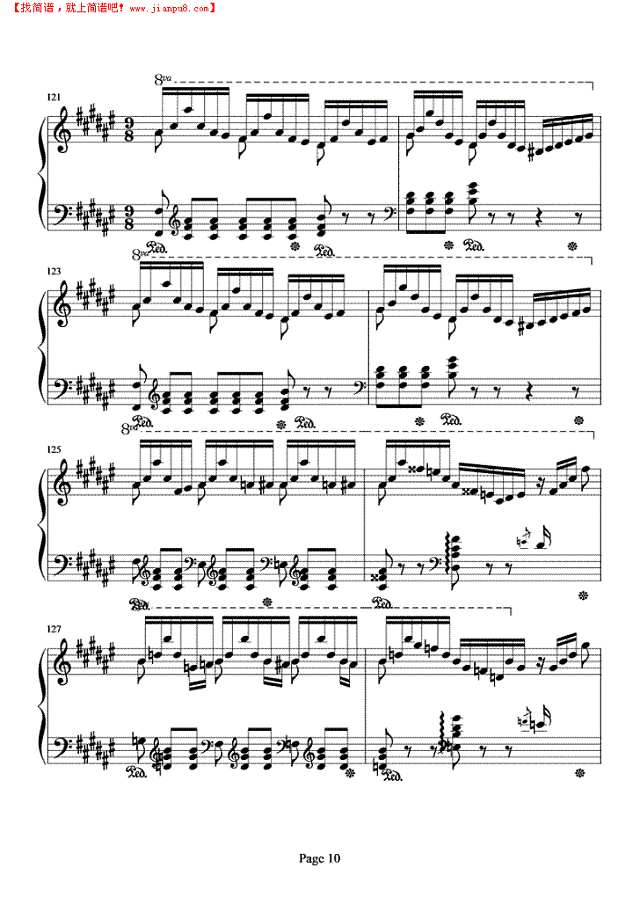 侏儒之舞钢琴谱