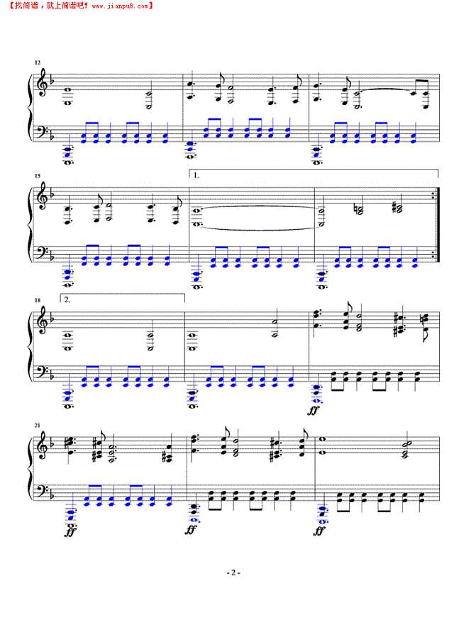 Conquest Paradise钢琴谱