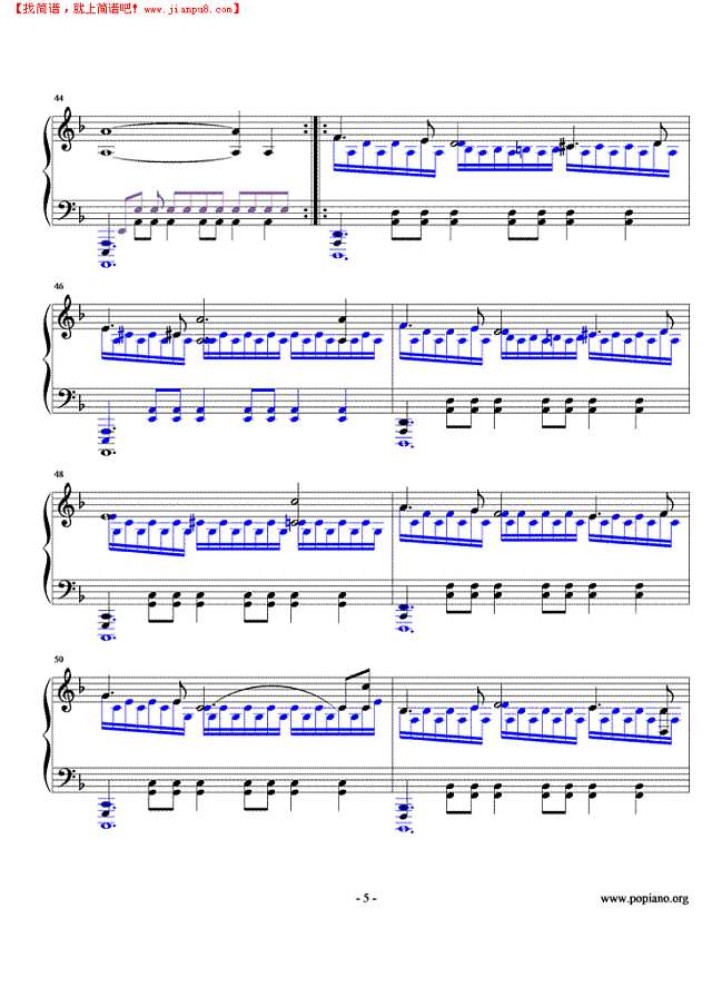 Conquest Paradise钢琴谱