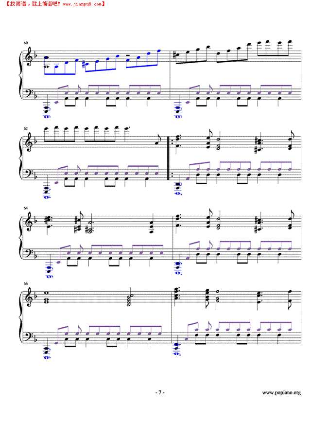 Conquest Paradise钢琴谱