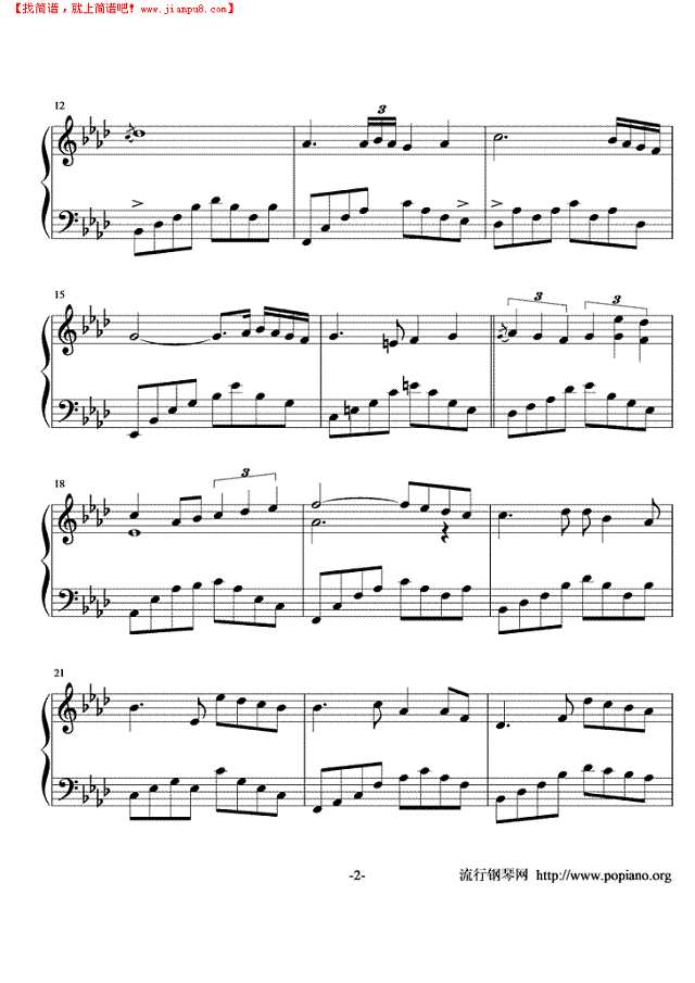 first touch钢琴谱