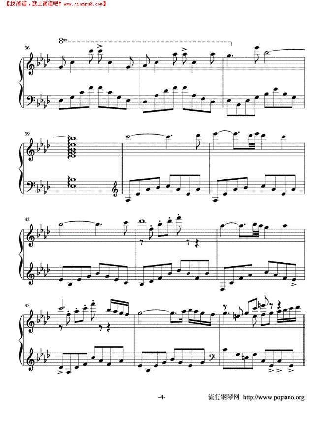 first touch钢琴谱