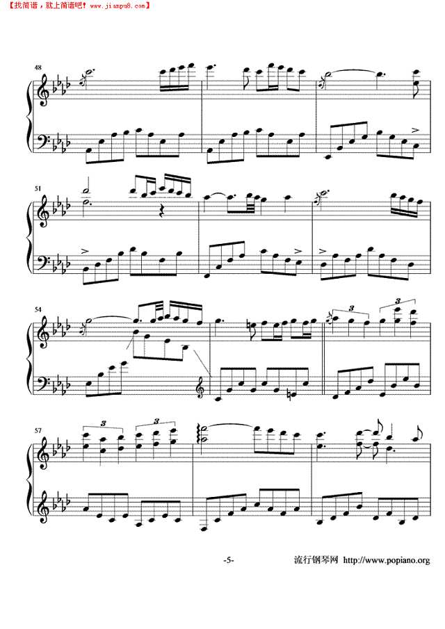 first touch钢琴谱