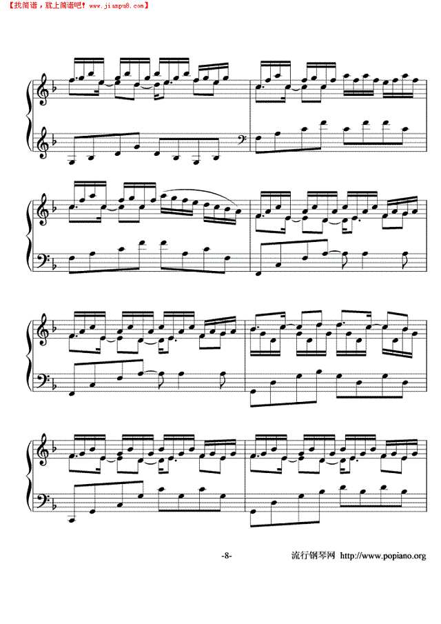 In The Mirror钢琴谱