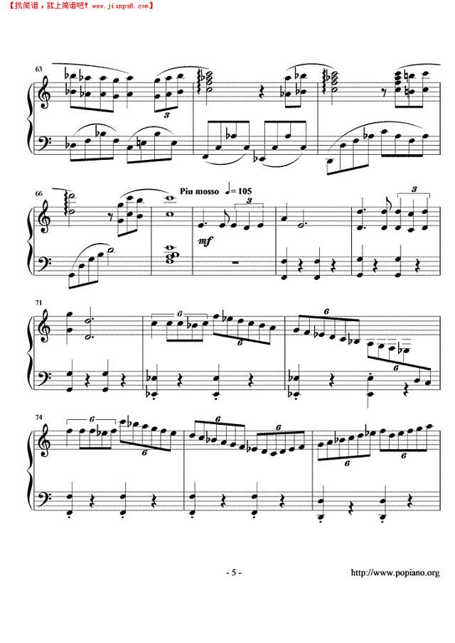 One Summer is Day钢琴谱