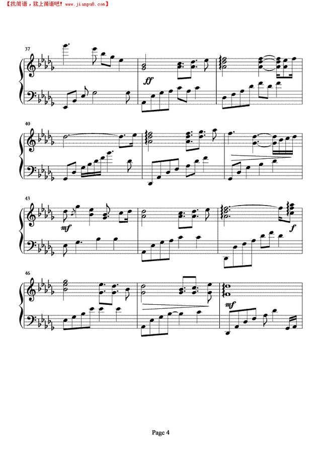 Rainy Sunday钢琴谱