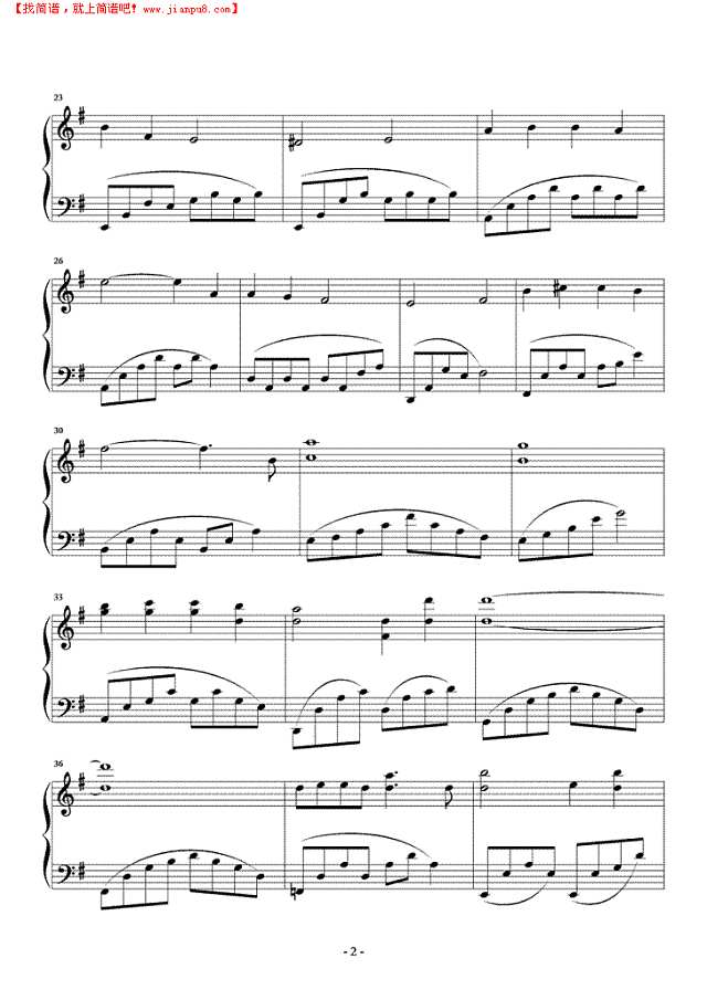 交响情人梦真人版插曲钢琴谱