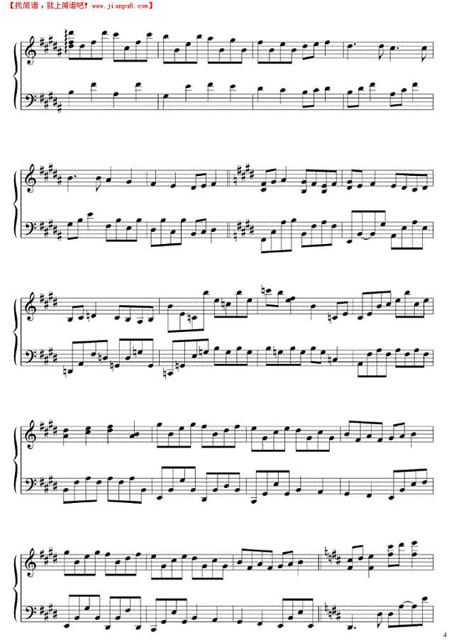 what beautiful stars钢琴谱