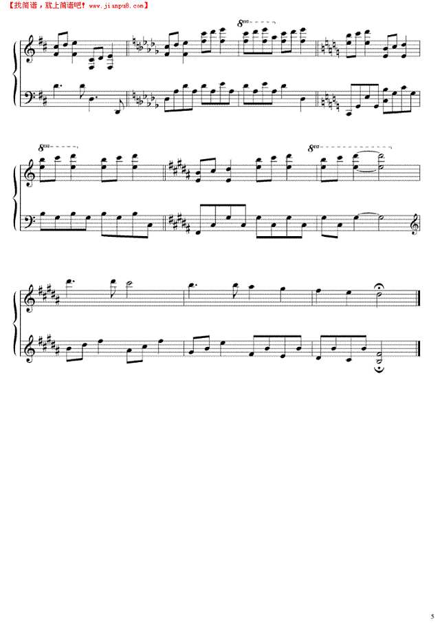 what beautiful stars钢琴谱