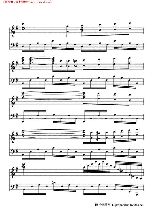 星空的旋律钢琴谱