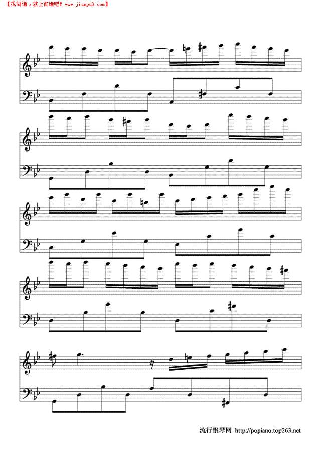 星空的旋律钢琴谱