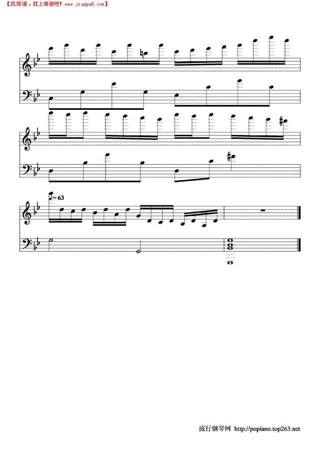 星空的旋律钢琴谱