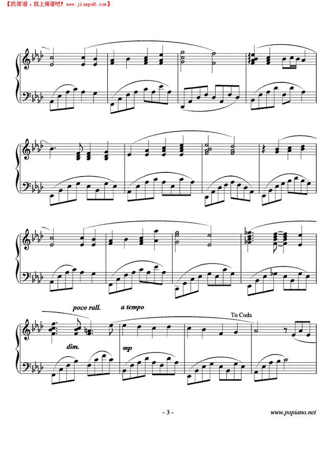 Wind of Life钢琴谱